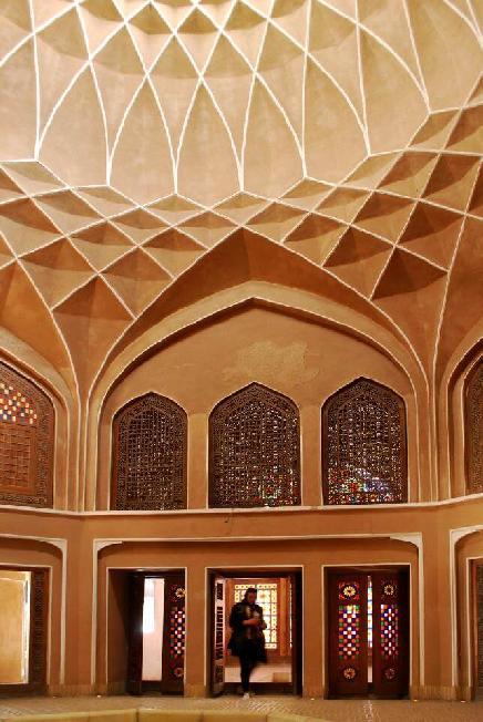 Irán, Dowlatabad Garden szélfogójának belseje