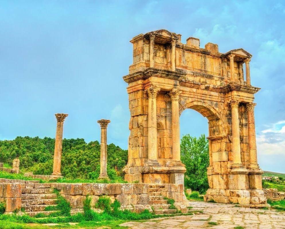 Algéria, Djemila, Caracalla boltív