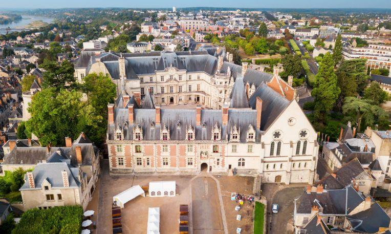 Advent Loire-völgy, Franciaország, Blois kastély
