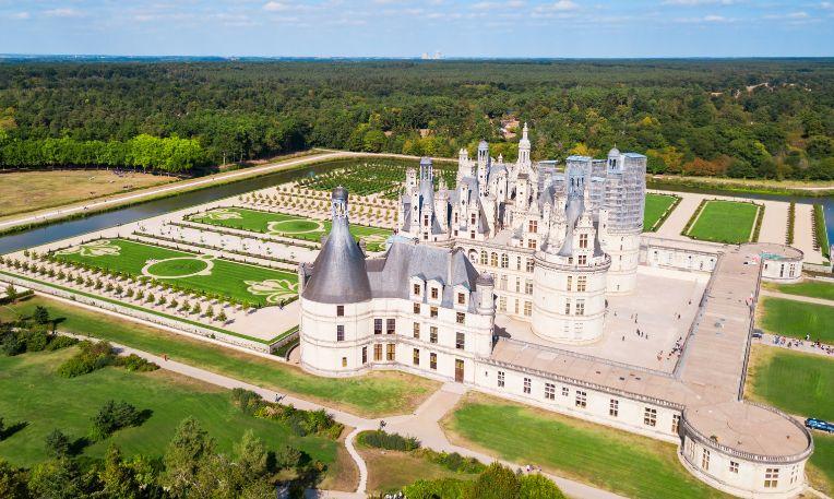 Advent Loire-völgy, Franciaország, Chambord kastély