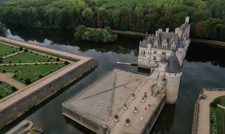 Advent Loire-völgy, Franciaország, Chenonceaux kastély