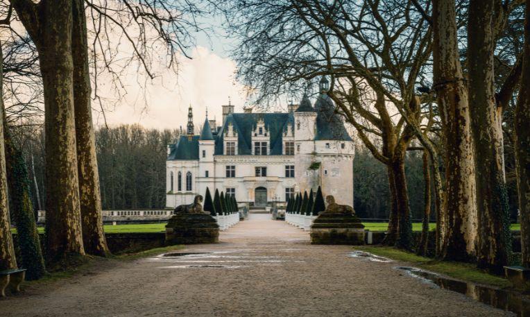 Advent Loire-völgy, Franciaország, Chenonceaux kastély