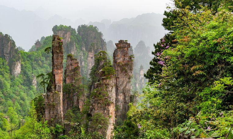 Dél-Kína természeti csodái - Zhangjiajie Nemzeti Erdőpark