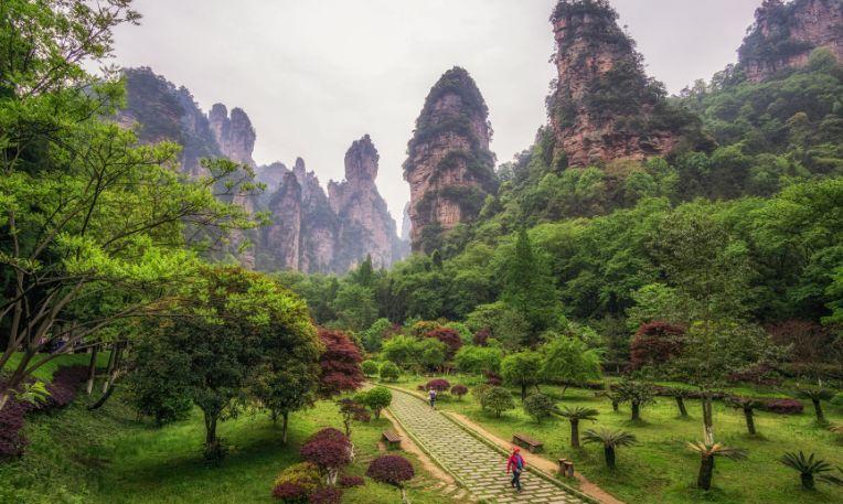 Dél-Kína természeti csodái - Zhangjiajie Nemzeti Erdőpark