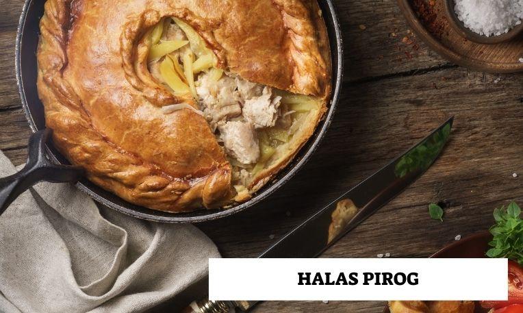 Orosz vacsoraest - Halas pirog