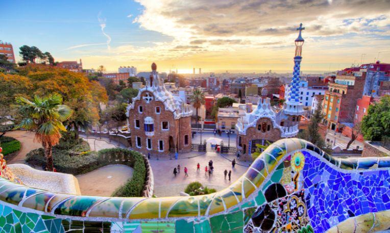 Barcelona - Advent, Güell Park