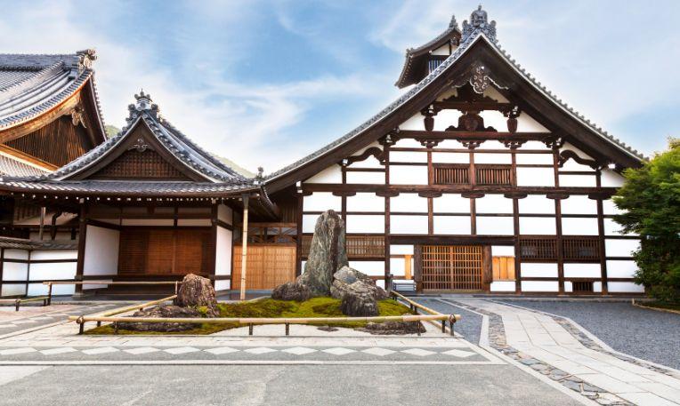 Japán, Kiotó, Tenryuji zen buddhista templom