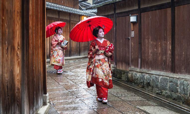 Japán, Kiotó, gésák