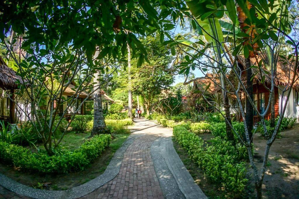 Thaiföld, Krabi, Sand Sea Resort Railay Beach