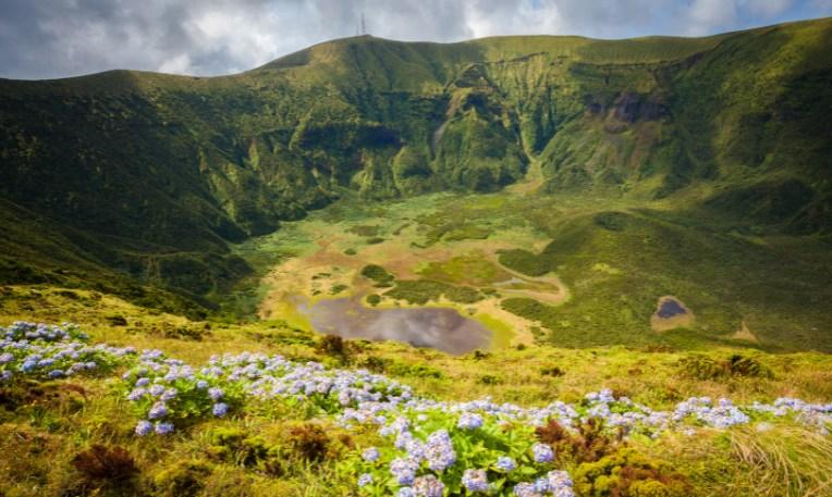 Azori-szigetek, Faial, Caldeira vulkáni kráter