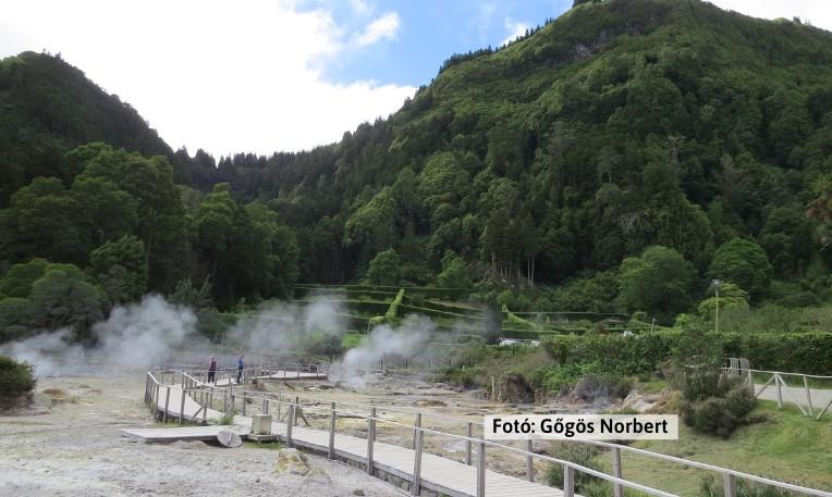 Azori-szigetek, São Miguel, Furnas-i fumarolamező