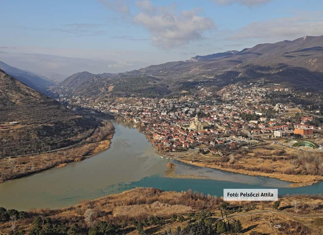 Grúzia, Mtkvari és Aragvi folyók összefolyása