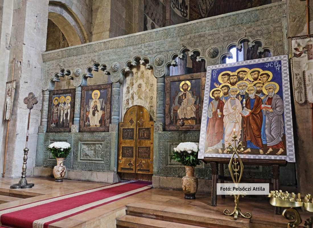 Grúzia, Mtcheta Szvetichoveli székesegyház ikonosztáz