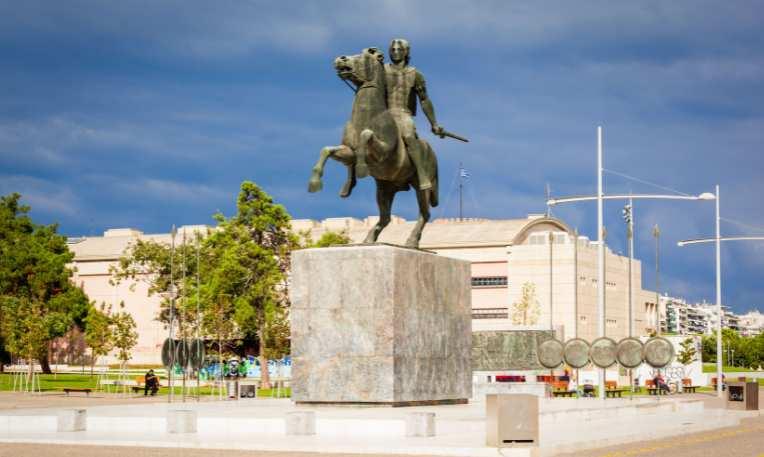 Görögország, Thesszaloniki, Nagy Sándor emlékműve