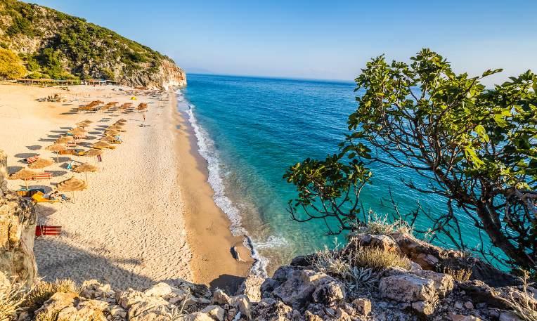 Albánia, Gjipe strand