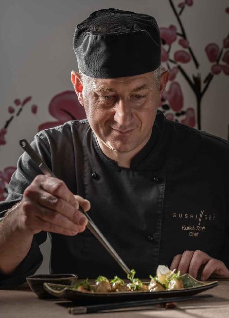 Japán vacsoraest - Kurkó Zsolt chef