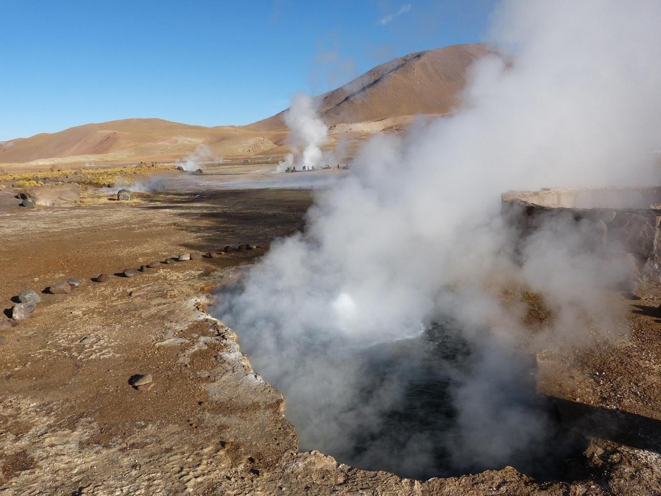 Chile, Atacama-sivatag - Tatio gejzírek