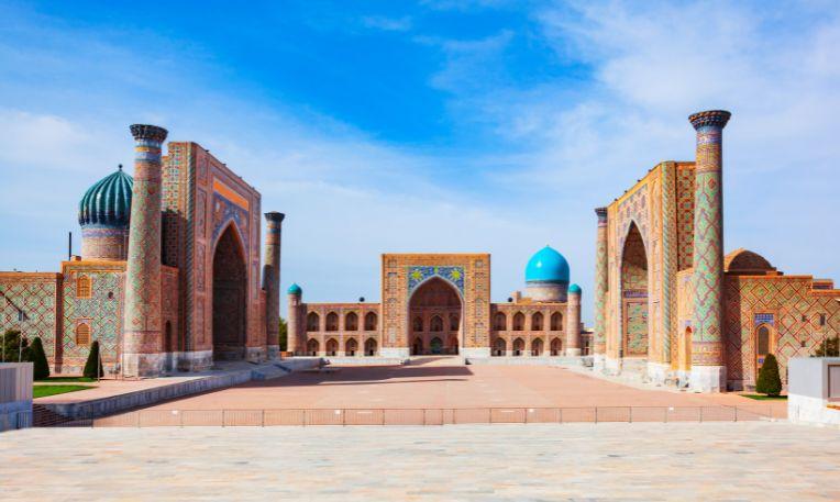 Üzbegisztán - Szamarkand, Regisztan tér