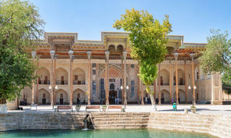 Üzbegisztán - Bukhara, Bolo Hauz mecset
