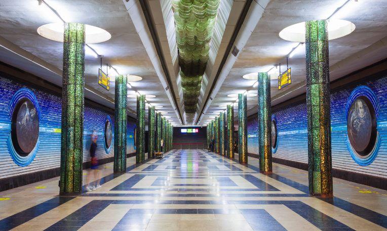 Üzbegisztán - Taskent, metróállomás