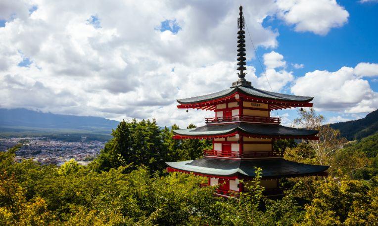 Japán, Tokió, Arakurayama Sengen Park