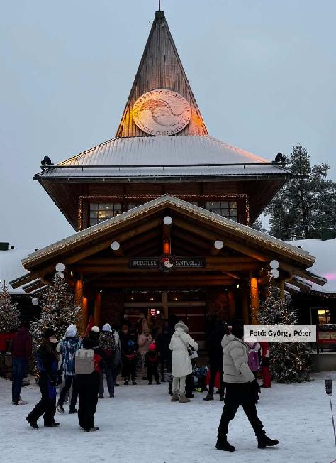 Finnország, Lappföld, Rovaniemi Mikulásfalu