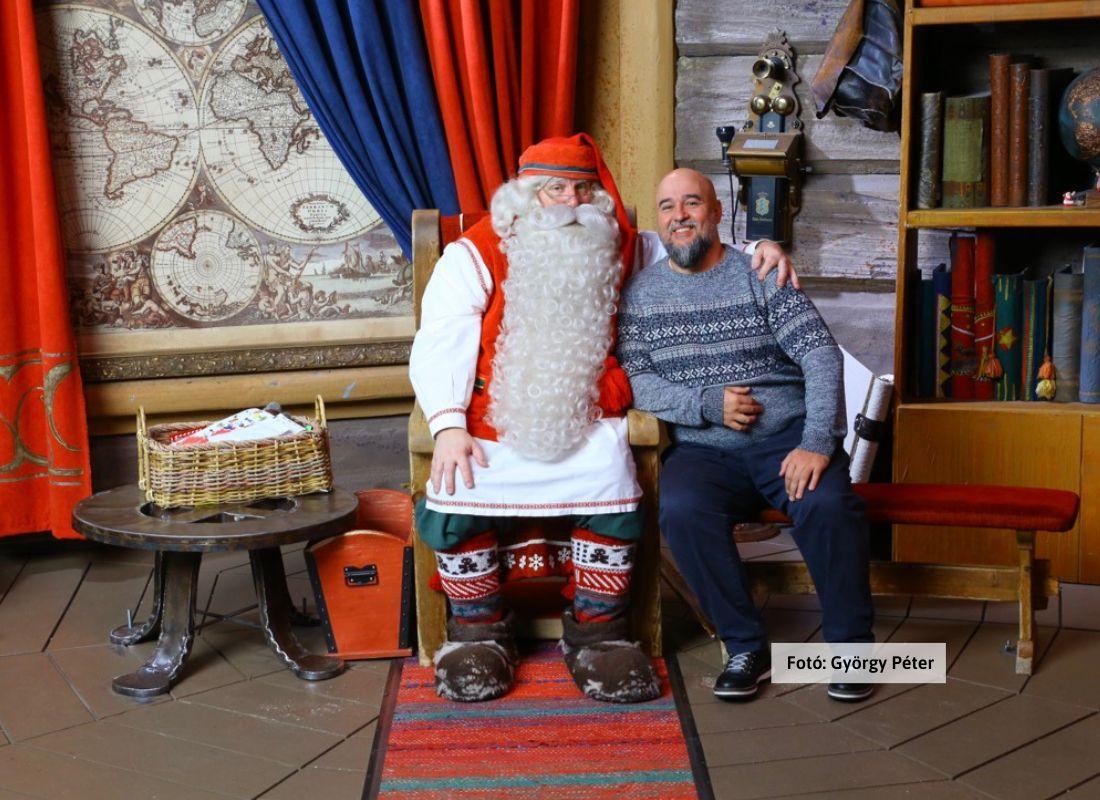 Finnország, Lappföld, Rovaniemi Mikulásfalu