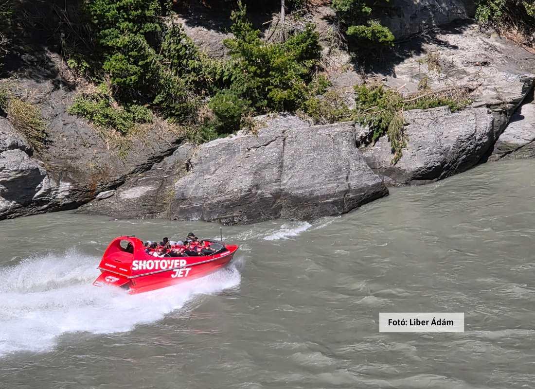 Új-Zéland, jet boat