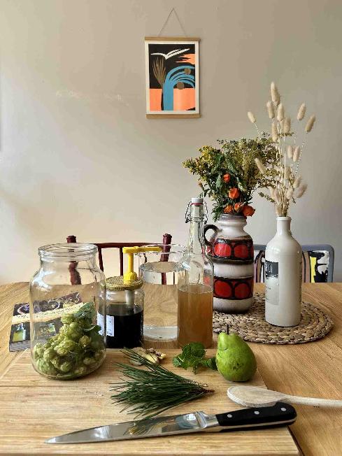 Ízek, buborékok, fermentáció  The Green Sommelier - Kombucha workshop Farkas Fruzsinával