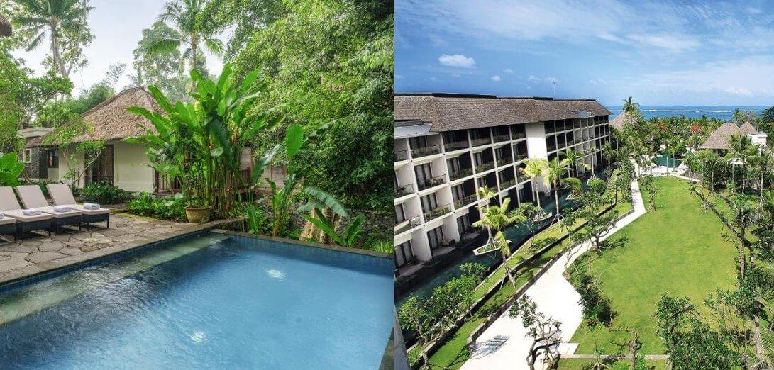 Kombinált üdülés Balin 5* Kayumanis Private Villas Ubud / The Anvaya Beach Resort Bali
