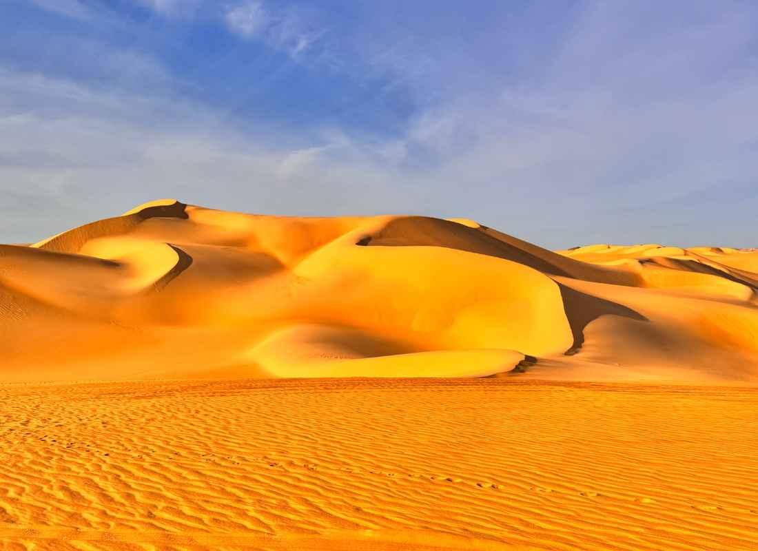 Egyiptom, Siwa-oázis, a Szahara-túra dűnéi