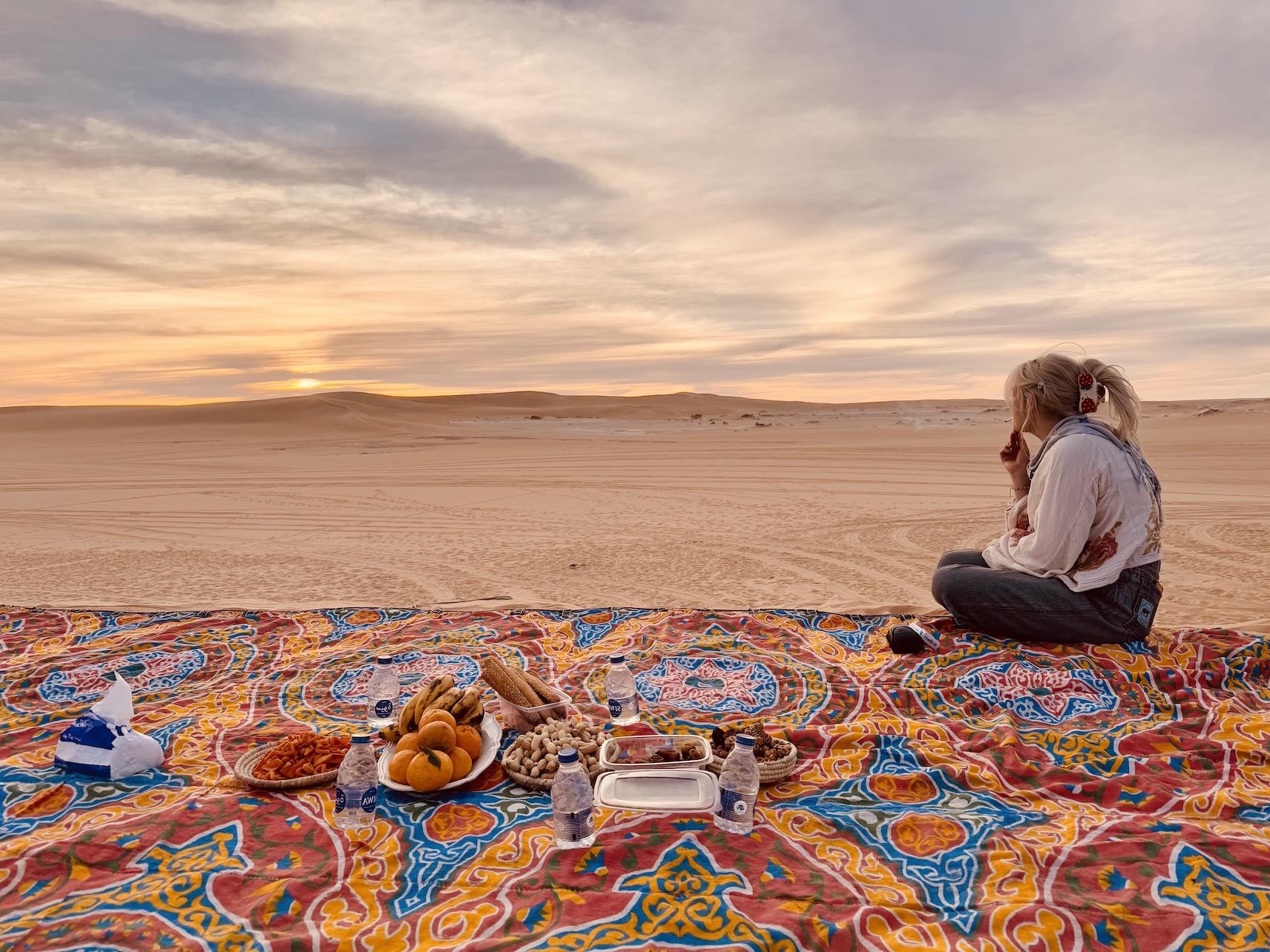 Naplemente a Szaharában