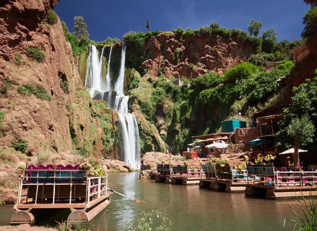 Marokkó, Ouzoud-vízesés