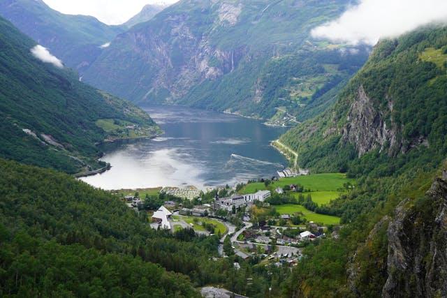 Norvégia, Geiranger Fjord
