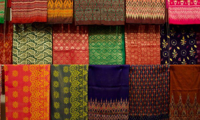 Thaiföld, thai selyem