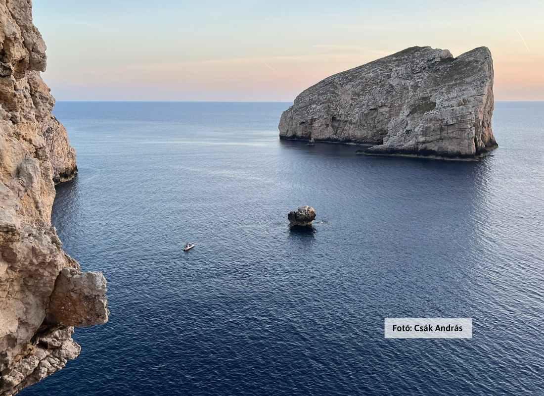 Szardínia - Naplemente a Capo Caccia foknál