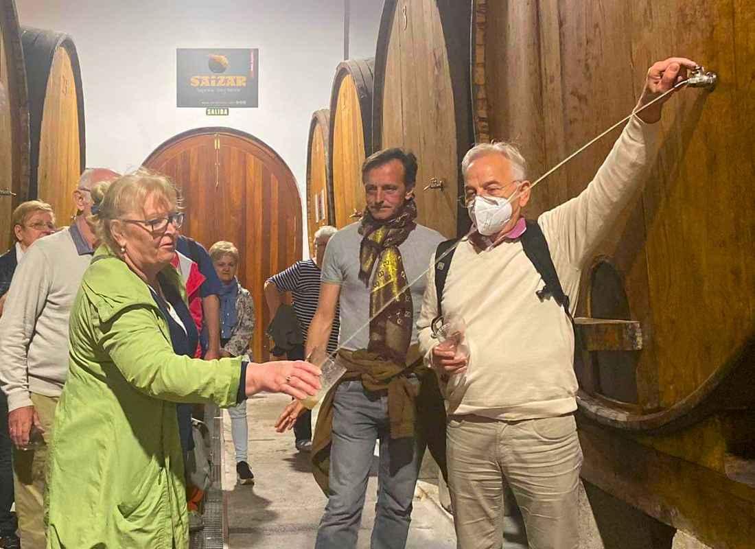 Spanyolország, cider kóstoló