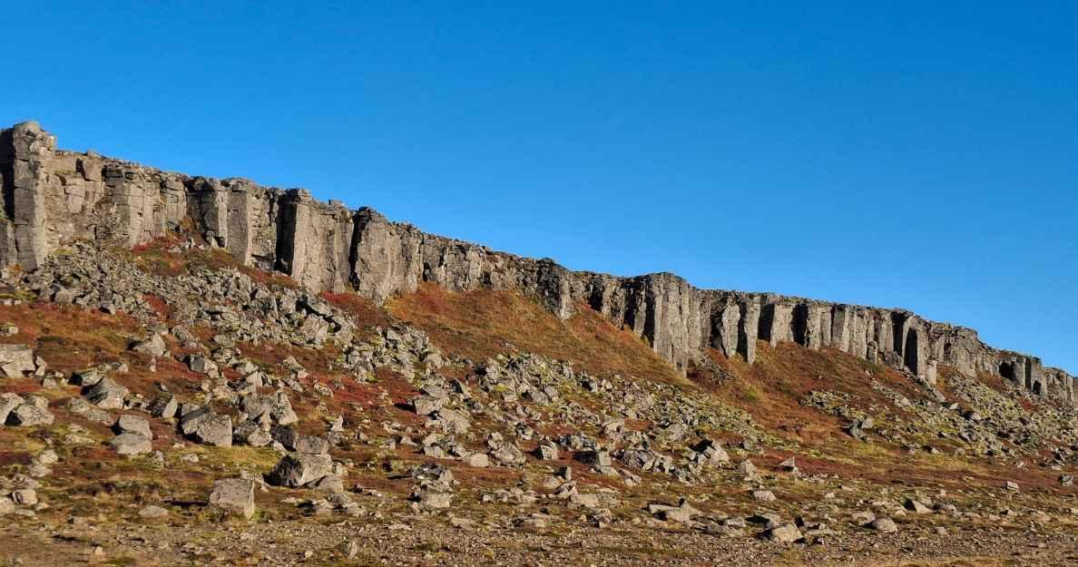 Gerðuberg bazaltoszlopok