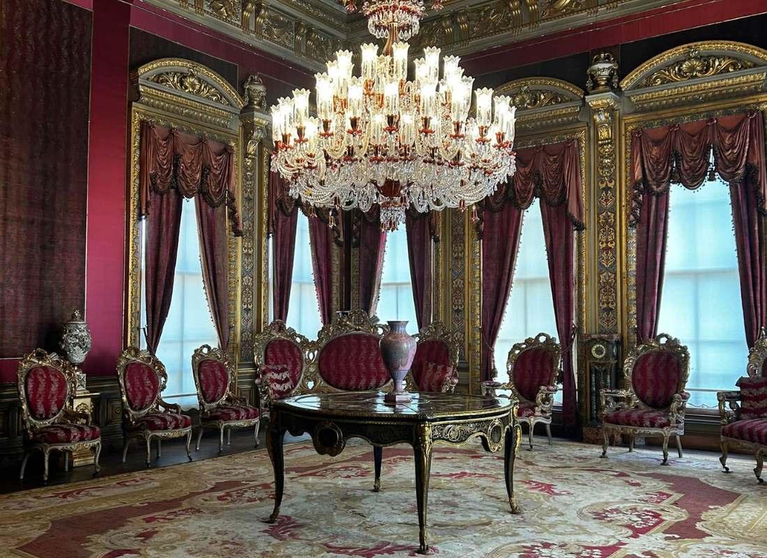 Isztambul, Beylerbeyi palota belülről