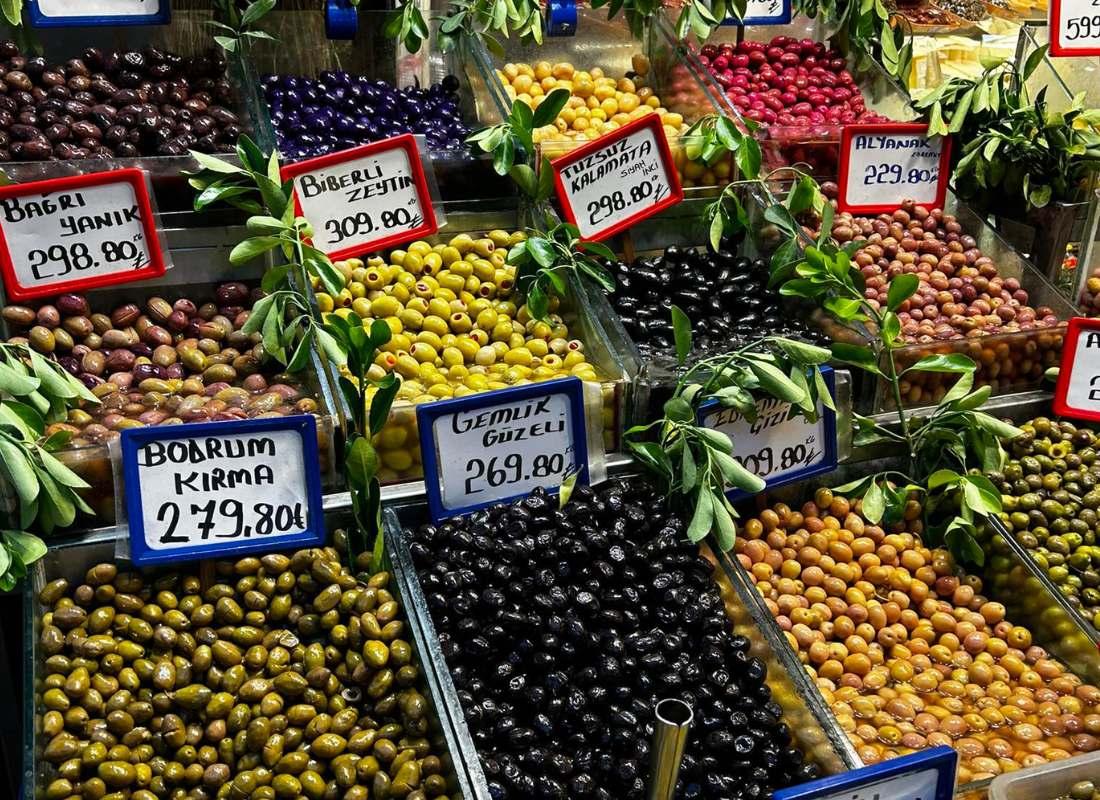 Isztambul, olivabogyók