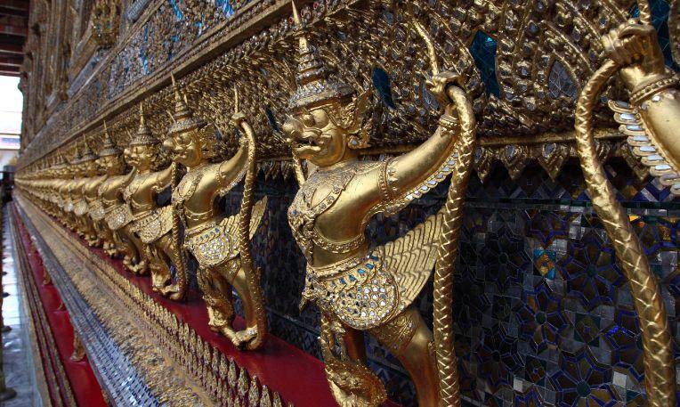 Thaiföld, Bangkok, Smaragd Buddha templom